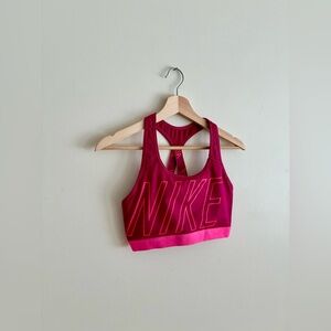 Nike Women's Vibrant Pink Sports Bra